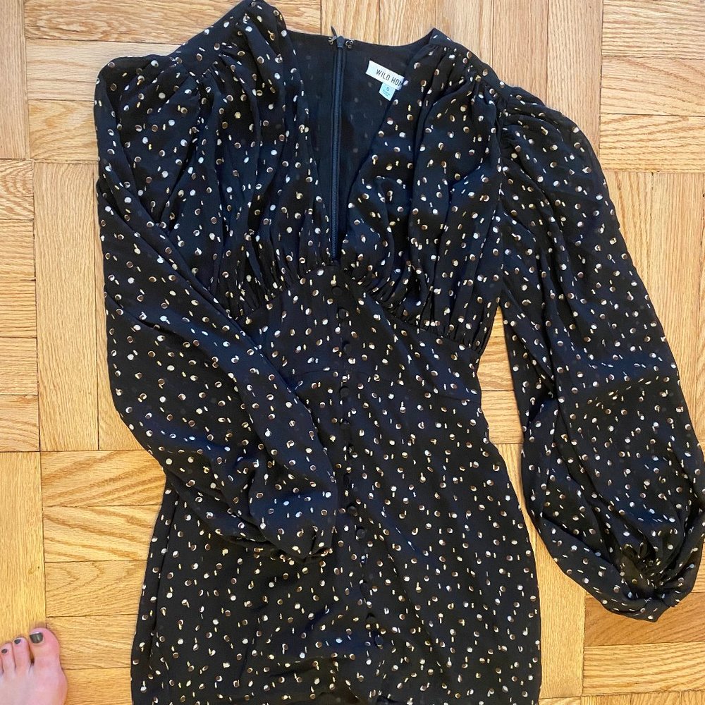Wild Honey Puff Sleeve Dress
